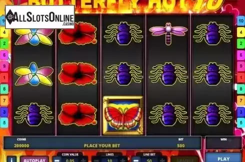 Screen 1. Butterfly Hot 10 from Zeus Play