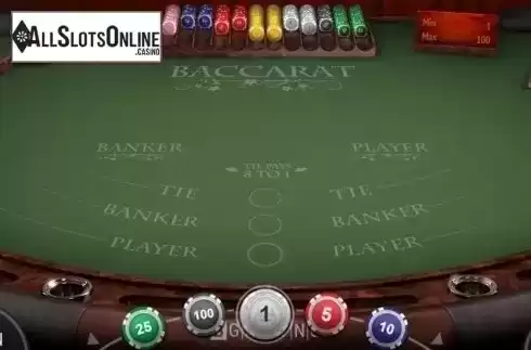 Game Screen 1. Baccarat (BGaming) from BGAMING