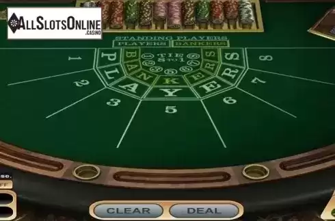 Game Screen. Baccarat (Betsoft) from Betsoft