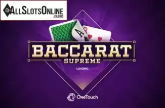 Baccarat Supreme. Baccarat Supreme from OneTouch