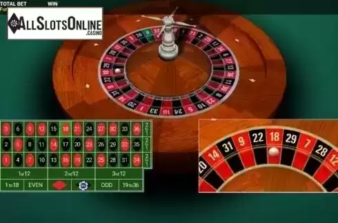 Reel screen. Bitcoin Roulette from OneTouch