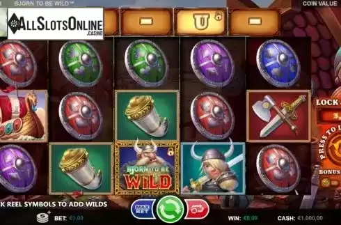 Reel Screen. Bjorn to be Wild from Games Inc