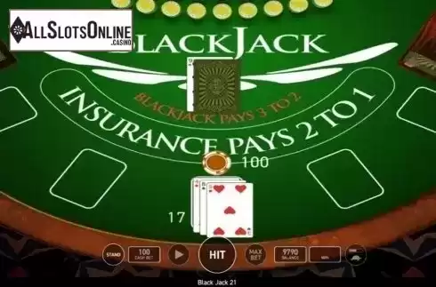 Game Screen 2. Blackjack (Wazdan) from Wazdan