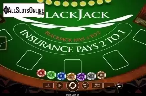 Game Screen 1. Blackjack (Wazdan) from Wazdan