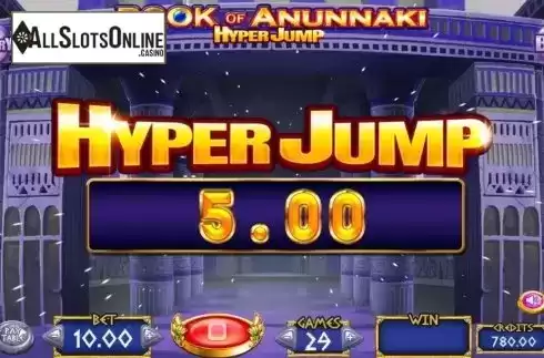 Hyper Jump Feature. Book Of Anunnaki from Felix Gaming
