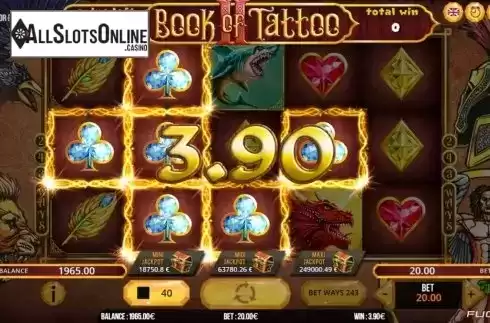 Free Spins 2. Book Of Tattoo 2 from Fugaso