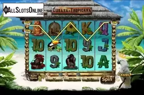 Win Screen . Cubana Tropicana from GamesOS