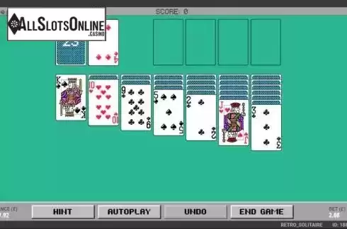 Game Screen 2. Retro Solitaire from gamevy