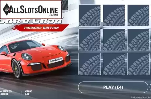 Game screen. Car & Cash - Porsche from gamevy
