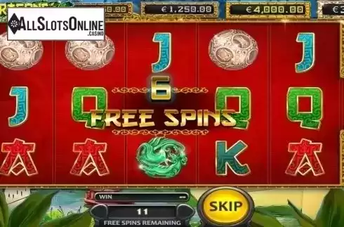 Free Spins. Cardinal Dragons from Nucleus Gaming