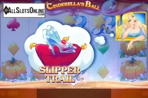 Slipper trail screen. Cinderella's Ball from Red Tiger