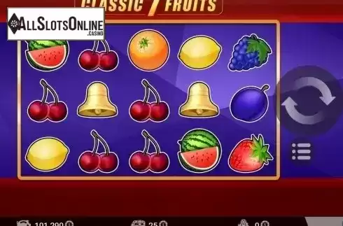 Screen4. Classic 7 Fruits from MrSlotty