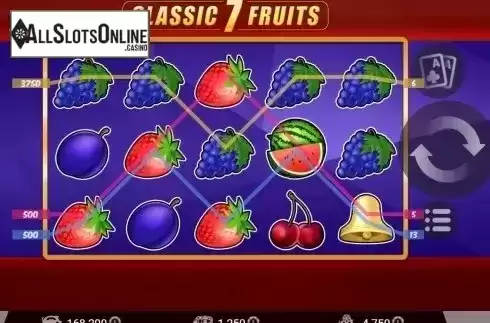 Screen6. Classic 7 Fruits from MrSlotty