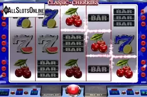 Win Screen . Classic Cherries from We Are Casino