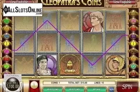 Screen6. Cleopatra's Coins from Rival Gaming