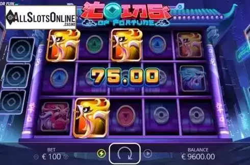 Win Screen . Coins Of Fortune from Nolimit City