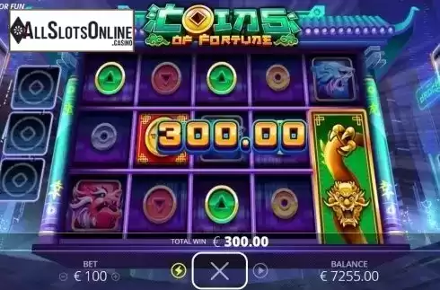 Win Screen 4. Coins Of Fortune from Nolimit City