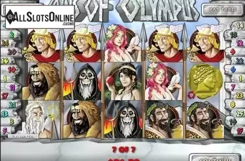 Screen7. Coins of Olympus from Rival Gaming