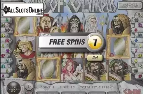 Screen6. Coins of Olympus from Rival Gaming