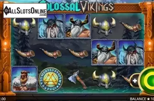 Reel Screen. Colossal Vikings from Booming Games