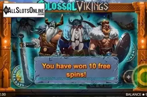 Free Spins 1. Colossal Vikings from Booming Games