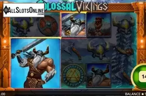 Win Screen 2. Colossal Vikings from Booming Games