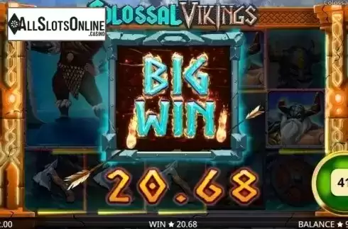 Big Win. Colossal Vikings from Booming Games