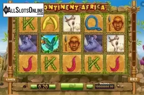 Screen6. Continent Africa from BF games