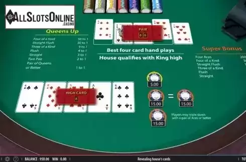 Game Screen 3. Crazy 4 Poker (Shuffle Master) from Shuffle Master