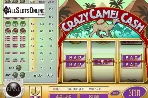 Screen4. Crazy Camel Cash from Rival Gaming