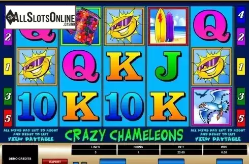 Screen3. Crazy Chameleons from Microgaming