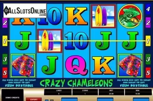 Screen5. Crazy Chameleons from Microgaming