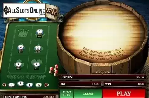 Game Screen. Crown and Anchor (Microgaming) from Microgaming