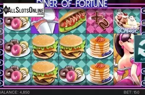 Screen 2. Diner of Fortune from Spinomenal