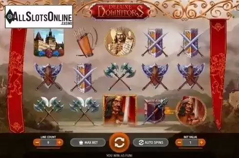 Win Screen. Domnitors Deluxe from BGAMING