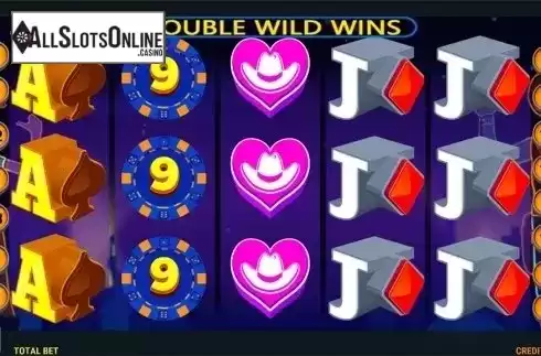Reels screen. Double Wild Wins from Slot Factory