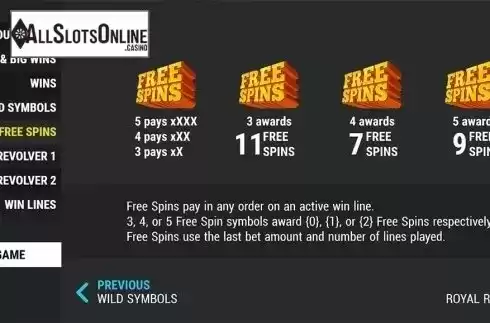 Paytable 5. Double Wild Wins from Slot Factory