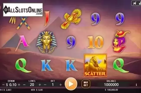 Reel screen. Egyptian Empress from KA Gaming