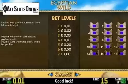 Winlines. Egyptian Wild HD from World Match