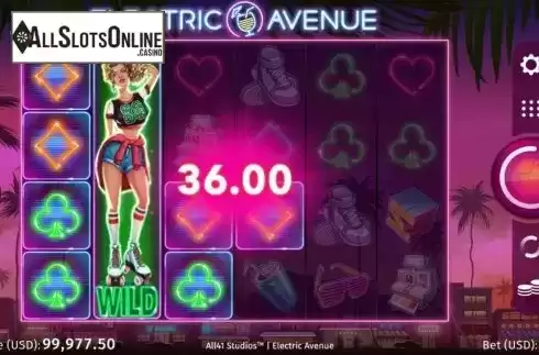 Win Screen 3. Electric Avenue from All41 Studios