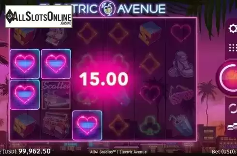 Win Screen 4. Electric Avenue from All41 Studios