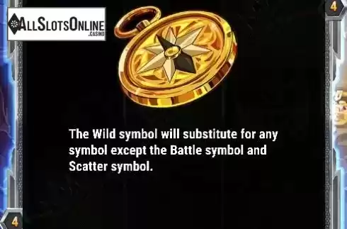 Wild symbol screen