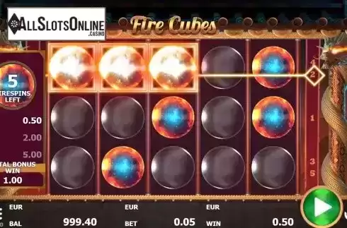 Free Spins GamePLay Screen