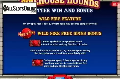 Screen4. Firehouse Hounds from IGT