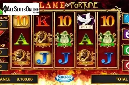 Screen 2. Flame of Fortune from Barcrest