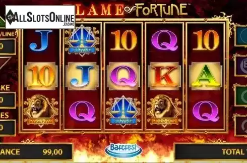 Screen 1. Flame of Fortune from Barcrest