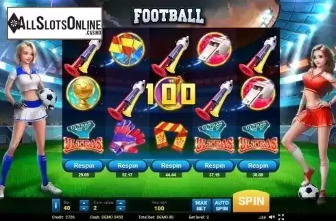 Win screen. Football (Evoplay) from Evoplay Entertainment