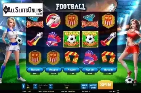 Scatter screen. Football (Evoplay) from Evoplay Entertainment