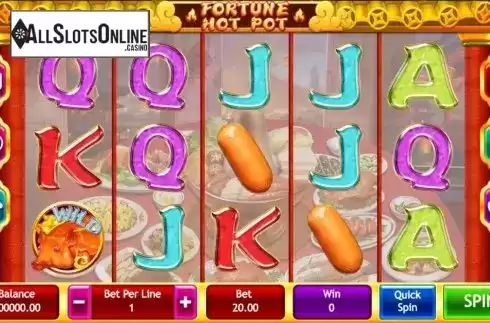 Reel Screen. Fortune Hot Pot from Triple Profits Games