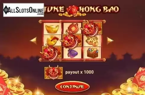Start Screen. Fortune Hong Bao from GamePlay